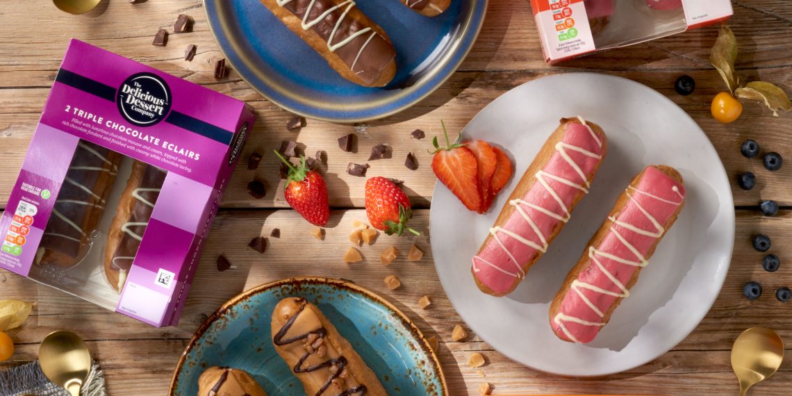Bakkavor launches three unique eclairs under its “Delicious Dessert Company” brand