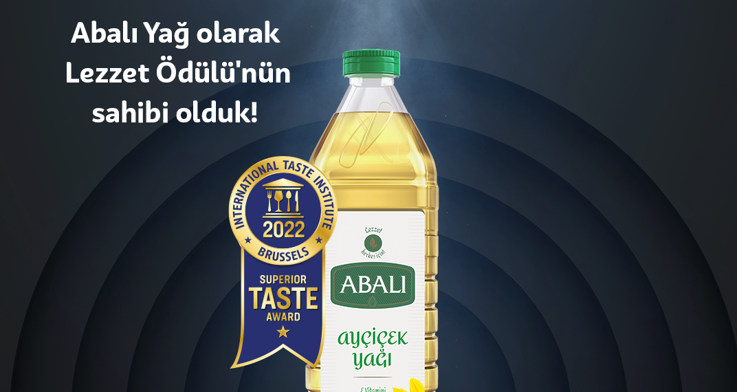 Abalı Ayçiçek Yağı Uluslararası Lezzet Ödülü’nü kazandı
