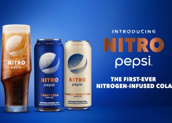 Pepsi, launches Nitro Pepsi  first nitrogen-containing cola