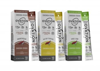 OVATION FOODS announces the innovative new healthy snack foods