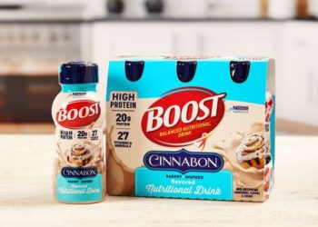 BOOST: Cinnabon Flavored Nutritional Drink