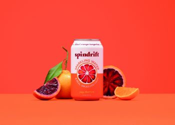 Spindrift® brings blood orange tangle into the foaming water category