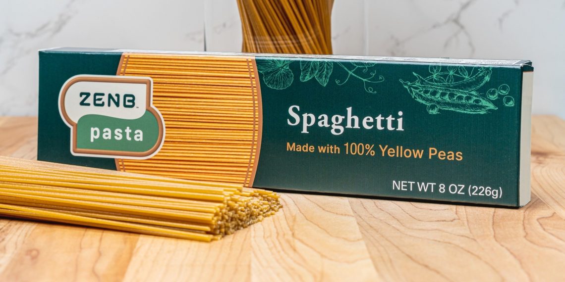 ZENB introduces first-ever spaghetti made from 100% yellow peas