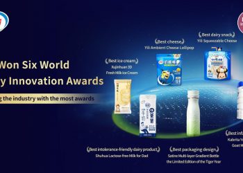 Winner of six awards, Yili further elevated its profile as a world-leading innovator