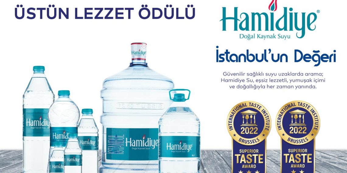 Hamidiye Su uluslararası lezzet ödülünün sahibi oldu