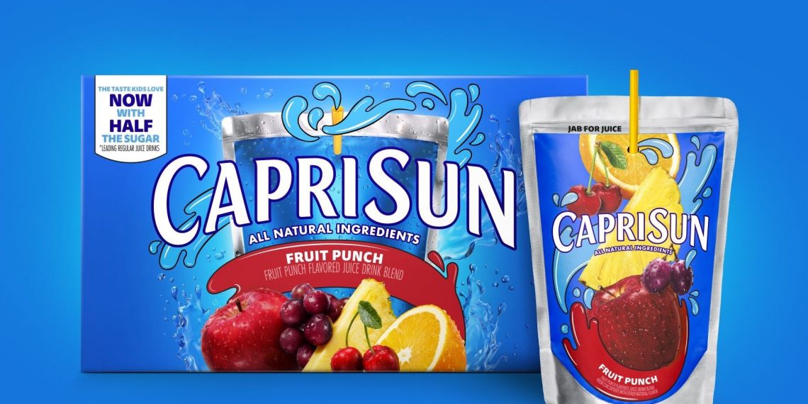 Capri Sun® cuts sugar by an average 40 percent in the whole original juice beverage portfolio