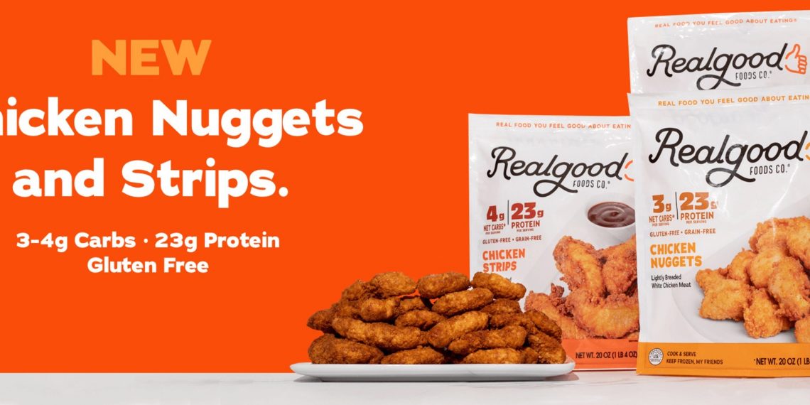 Real Good Foods announces launch of high protein, low carb, grain free, nutritious chicken nuggets & strips
