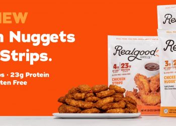 Real Good Foods announces launch of high protein, low carb, grain free, nutritious chicken nuggets & strips