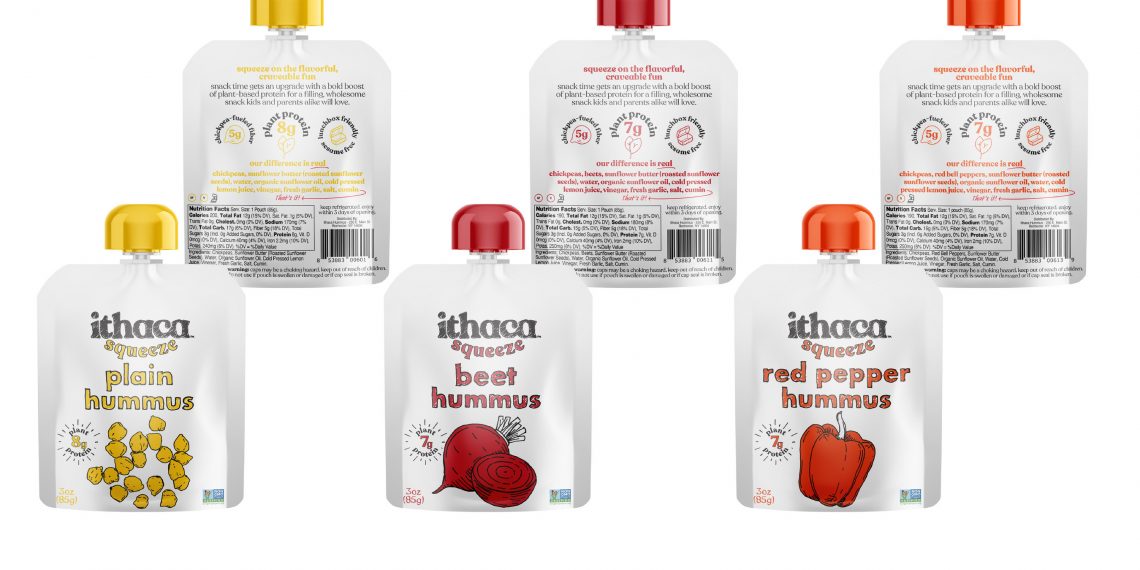 Ithaca Hummus releases first of its kind in a portable, squeezable bag