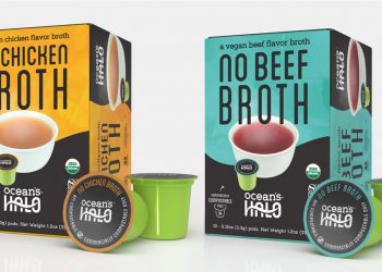 Ocean’s Halo partners with Smile Compostable Solutions® for sustainable broth pods