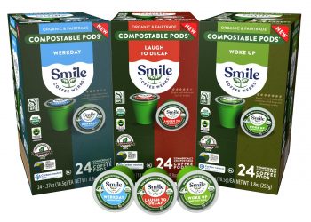 Smile Coffee Werks® enhances sustainability with Fair Trade and USDA Organic Certifications