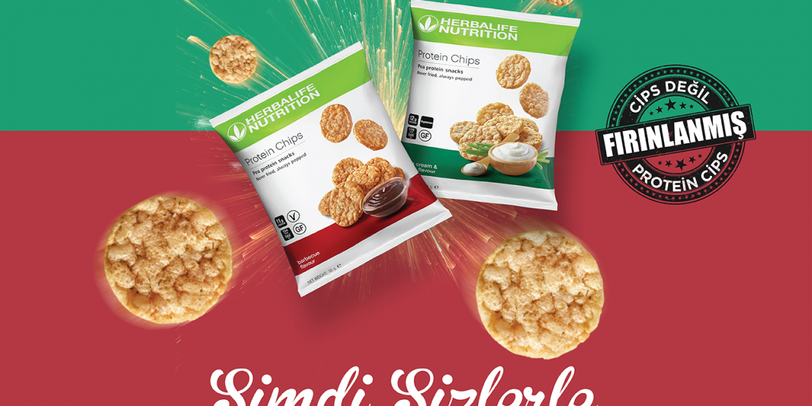Herbalife Nutrition, Barbekü aromalı ve ekşi kremalı & soğanlı Protein Cipsleri piyasaya sürüyor