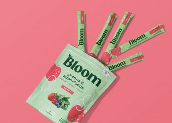 Bloom Nutrition takes its viral Greens Stick Packs