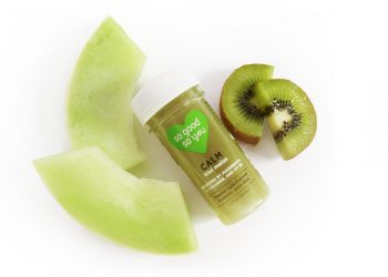 An immune-boosting probiotic: Kiwi Melon juice shot