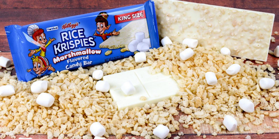 Frankford Candy and Kellogg’s are teaming up to bring two new king-size Kellogg’s® Rice Krispies® Candy Bars