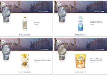 Yili wins five Quality Awards at Monde Selection 2023