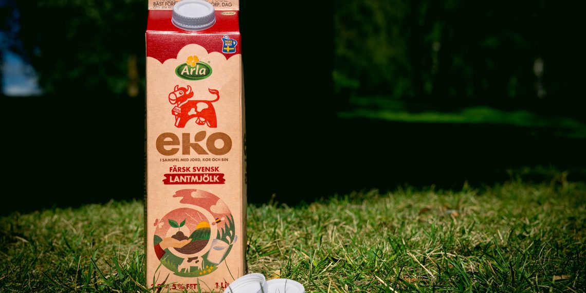 Arla Foods in industry-first move as cooperative explores fibre-based caps for milk cartons