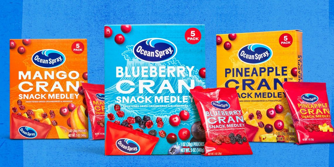 Ocean Spray introduces Snack Medley