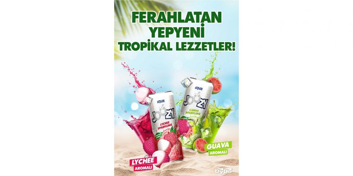 DyDo Drinco Türkiye yeni Joozy Guava ve Lychee lezzetlerini sunuyor