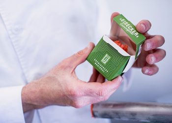 Behind a carton: Ice cream packfection