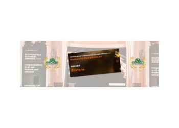 Ecotone has been honored with the prestigious Reuters Responsible Business Award for Biodiversity Champion 2023!