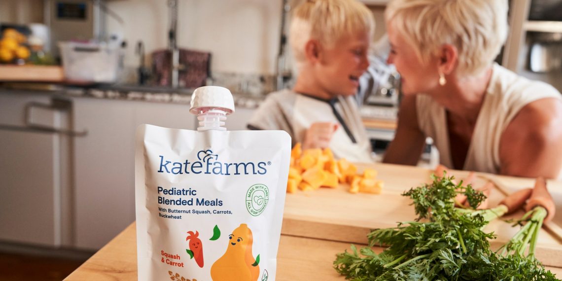 Kate Farms announces launch of first-ever whole food blended meals in resealable pouches that connect to common tube feeding devices