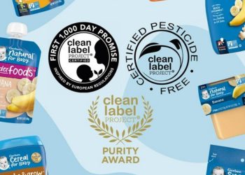 Gerber awarded clean label certifications from renowned non-profit Clean Label Project, marking the largest U.S. baby food company partner to date
