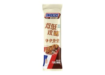 Snickers® launched a brand new bar featuring low GI dark chocolate cereal in mono-material flexible packaging
