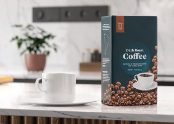 For a high-impact premium look in coffee packaging