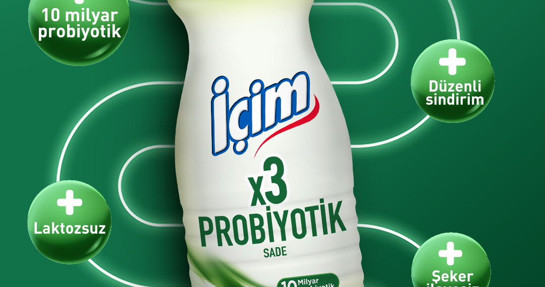 İçim, üç farklı çeşidiyle probiyotik içecek pazarında