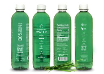 Chlorophyll Water will debut new bottles made from 100% recycled plastic with CleanFlake at Natural Products Expo West