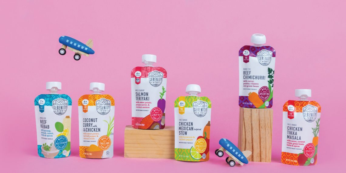 Serenity Kids introduces bold global flavors to babies with its new World Explorers pouch line