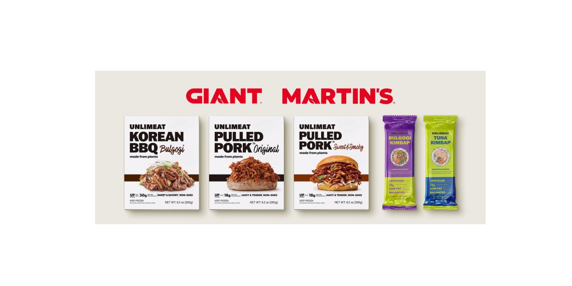 UNLIMEAT’s K-Vegan products debut at The GIANT Company