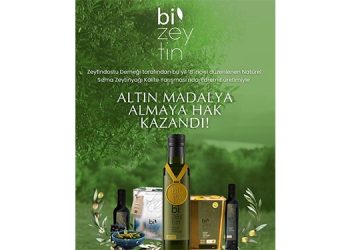 Bi’Zeytin’e 18. Natürel Sızma Zeytinyağı Kalite Yarışması’ndan Altın Madalya!