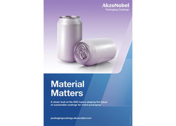 AkzoNobel Packaging Coatings shares experience of sustainability reporting and latest can packaging innovations in new white paper