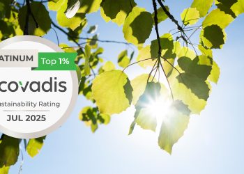 Metsä Board awarded EcoVadis Platinum rating again – among the top 1% of the world’s most sustainable companies in its category