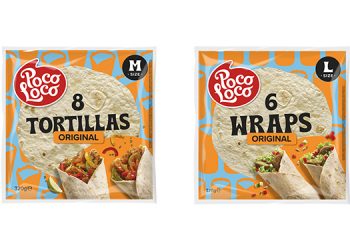Poco Loco upgrades tortilla wraps to Nutri-Score B