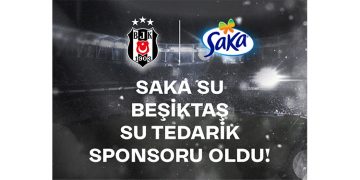 Saka Su, Beşiktaş’ın Su Tedarik Sponsoru Oldu